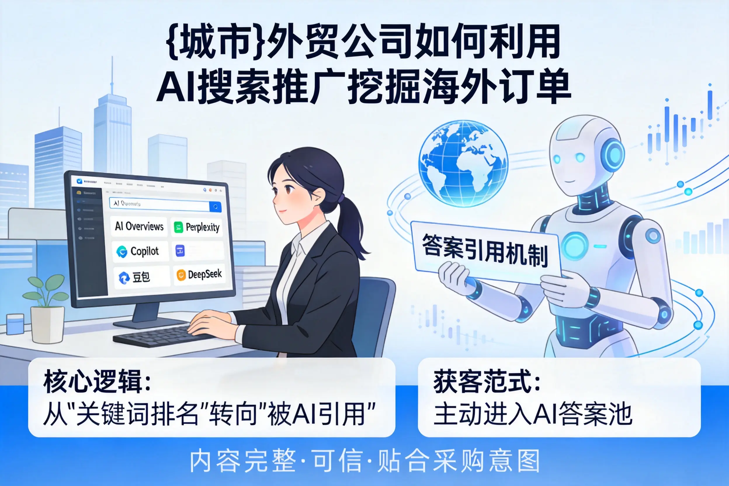 德阳外贸公司如何利用AI搜索推广挖掘海外订单