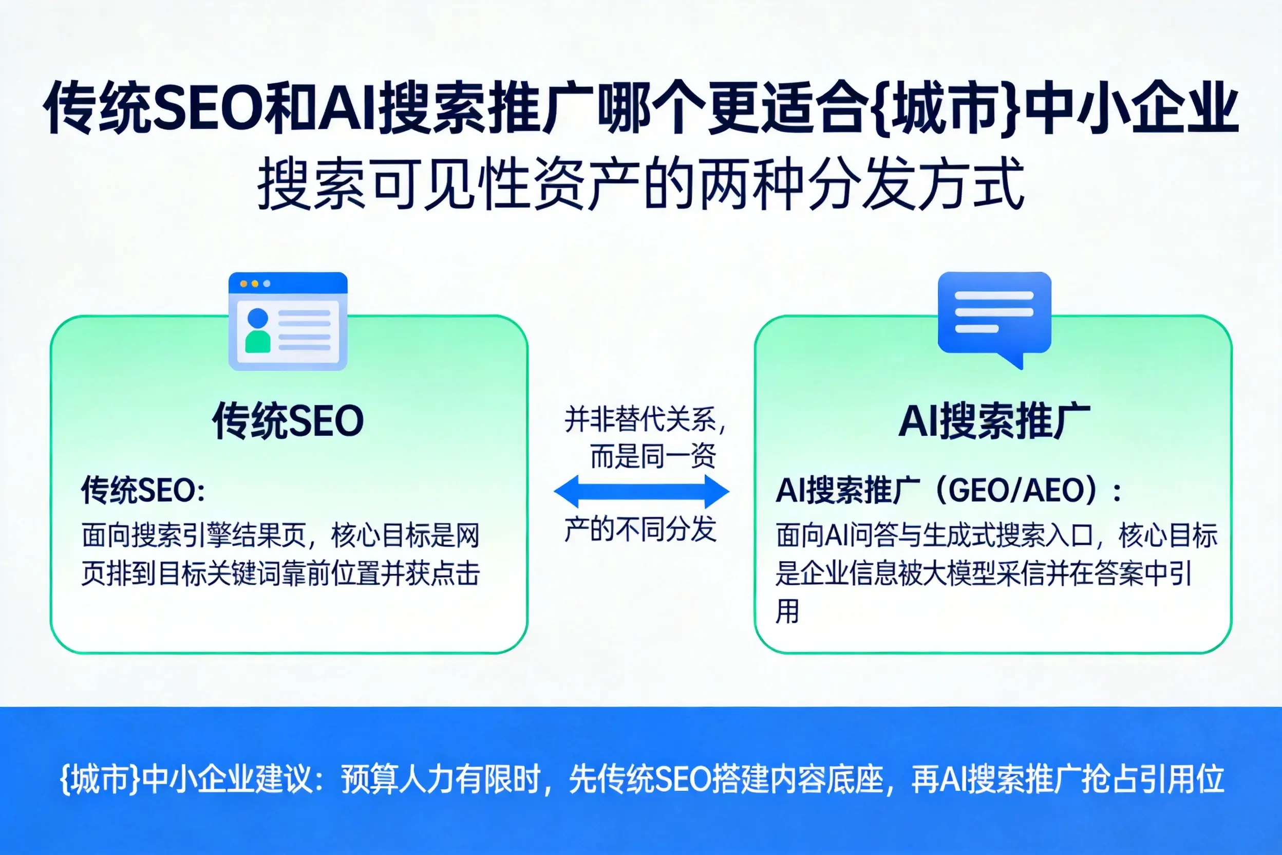 传统SEO和AI搜索推广哪个更适合德阳中小企业