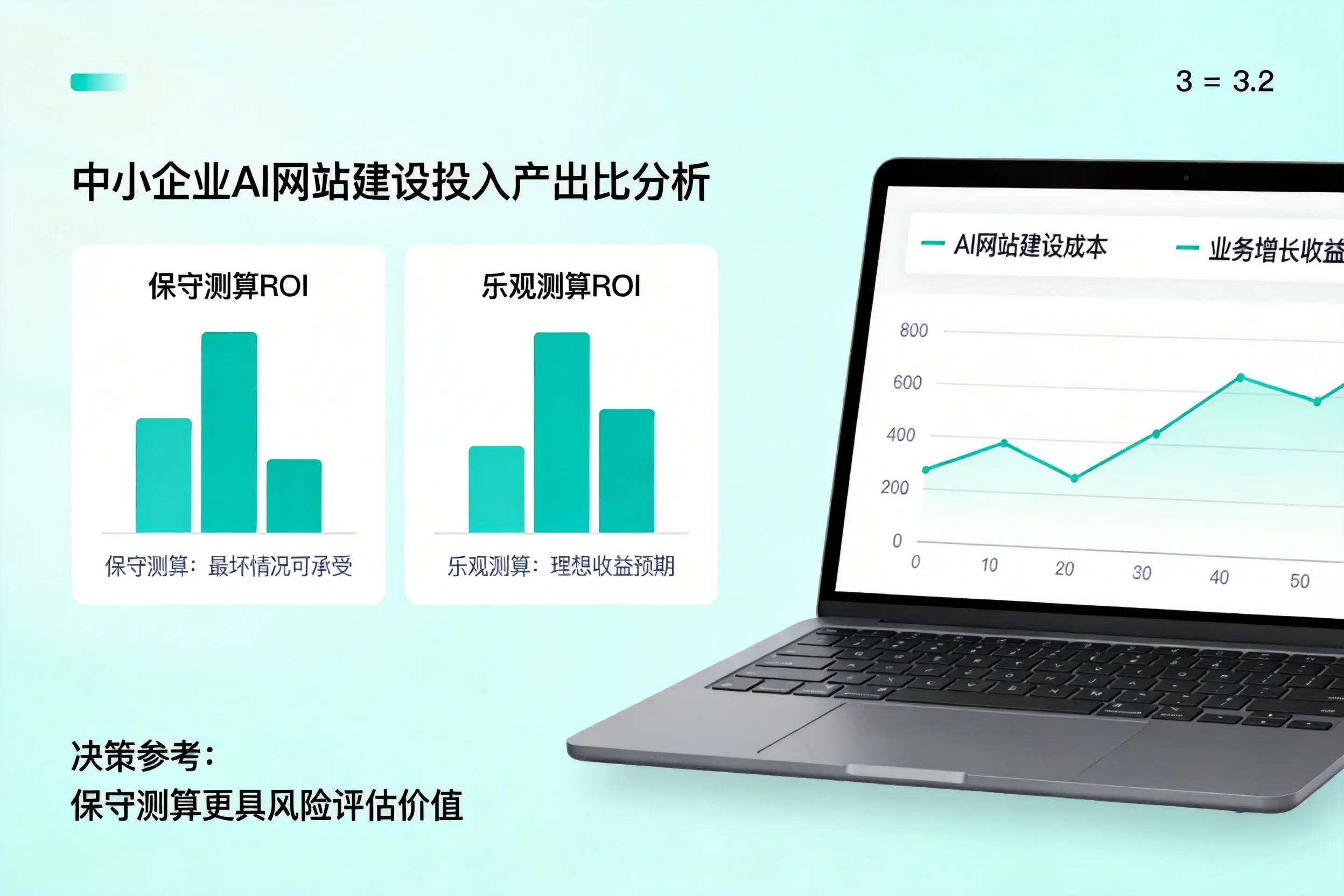 德阳中小企业AI网站建设投入产出比怎么算？先看这份分析