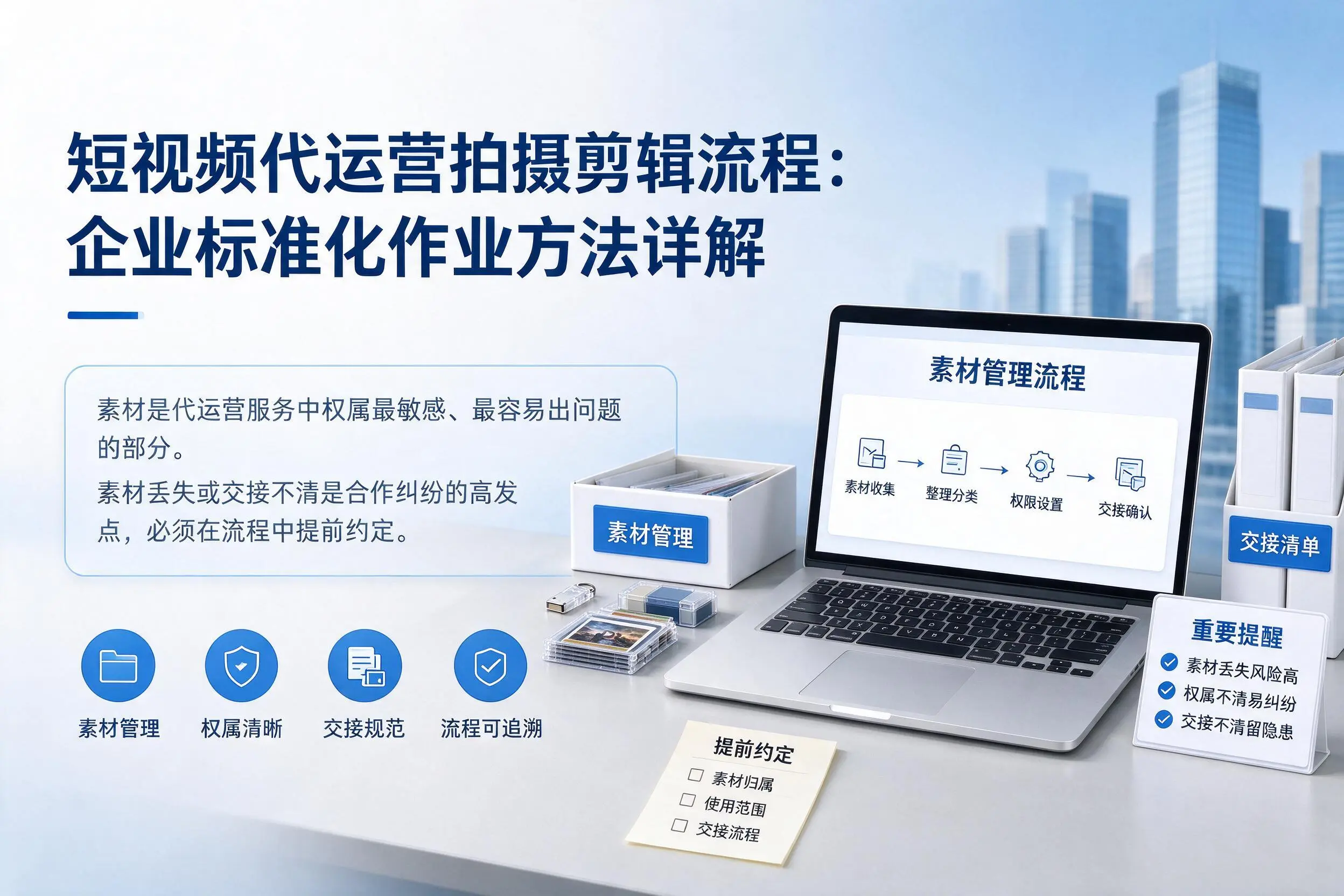 短视频代运营拍摄剪辑流程:德阳企业标准化作业方法详解
