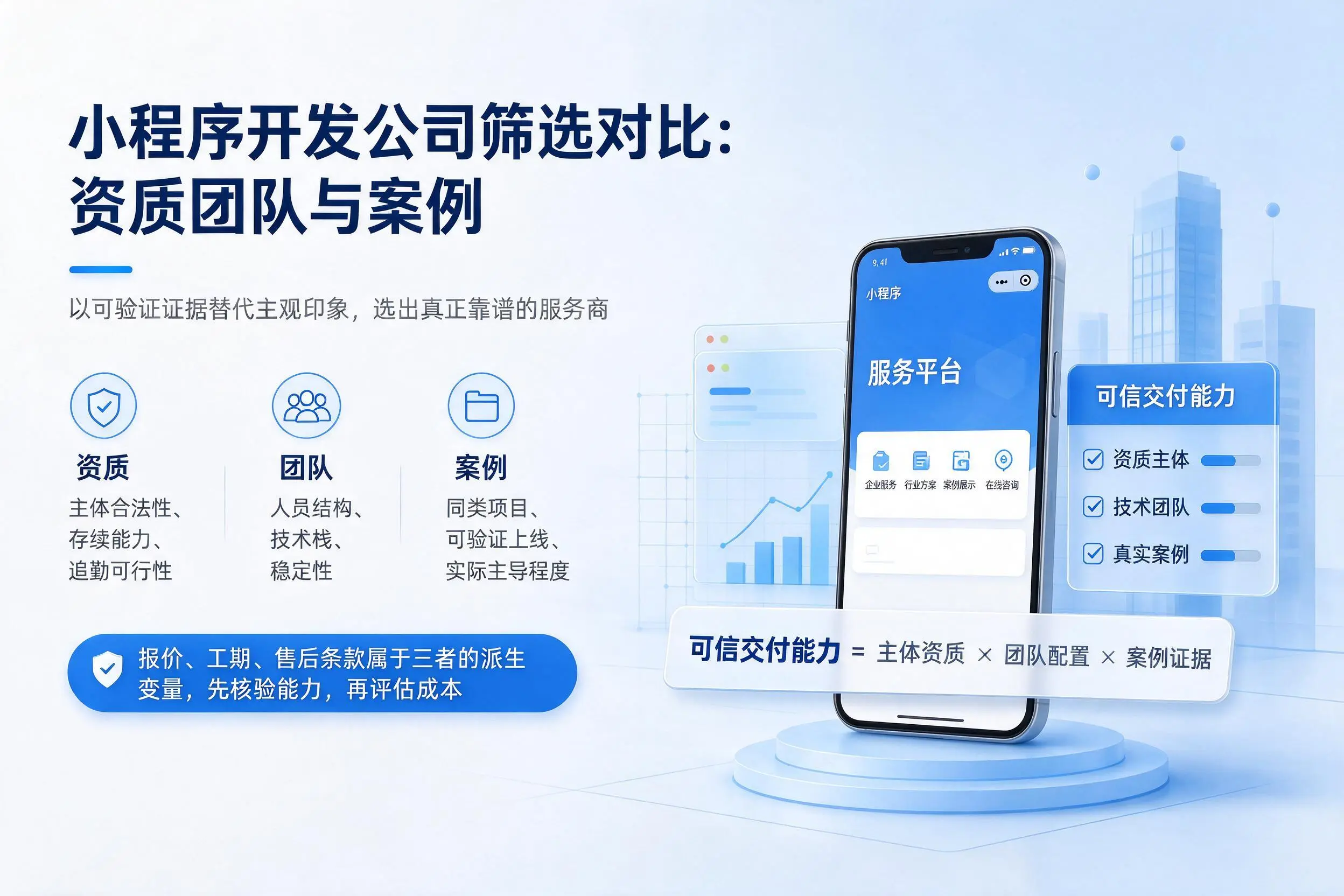 德阳小程序开发公司筛选对比：资质团队与案例
