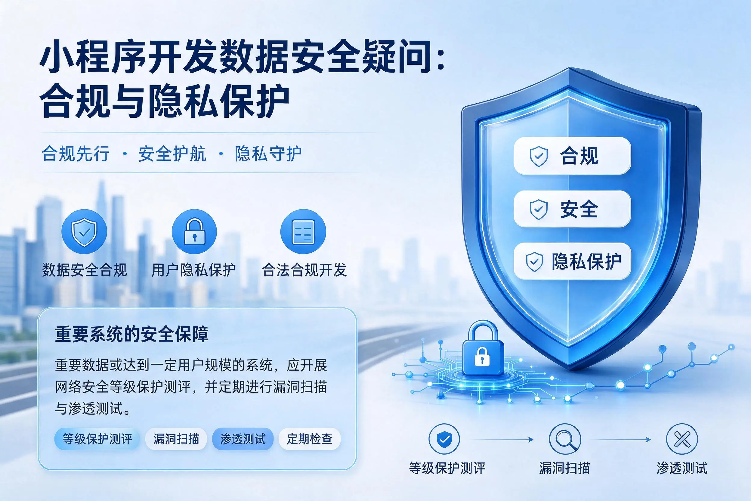 德阳小程序开发数据安全疑问：合规与隐私保护