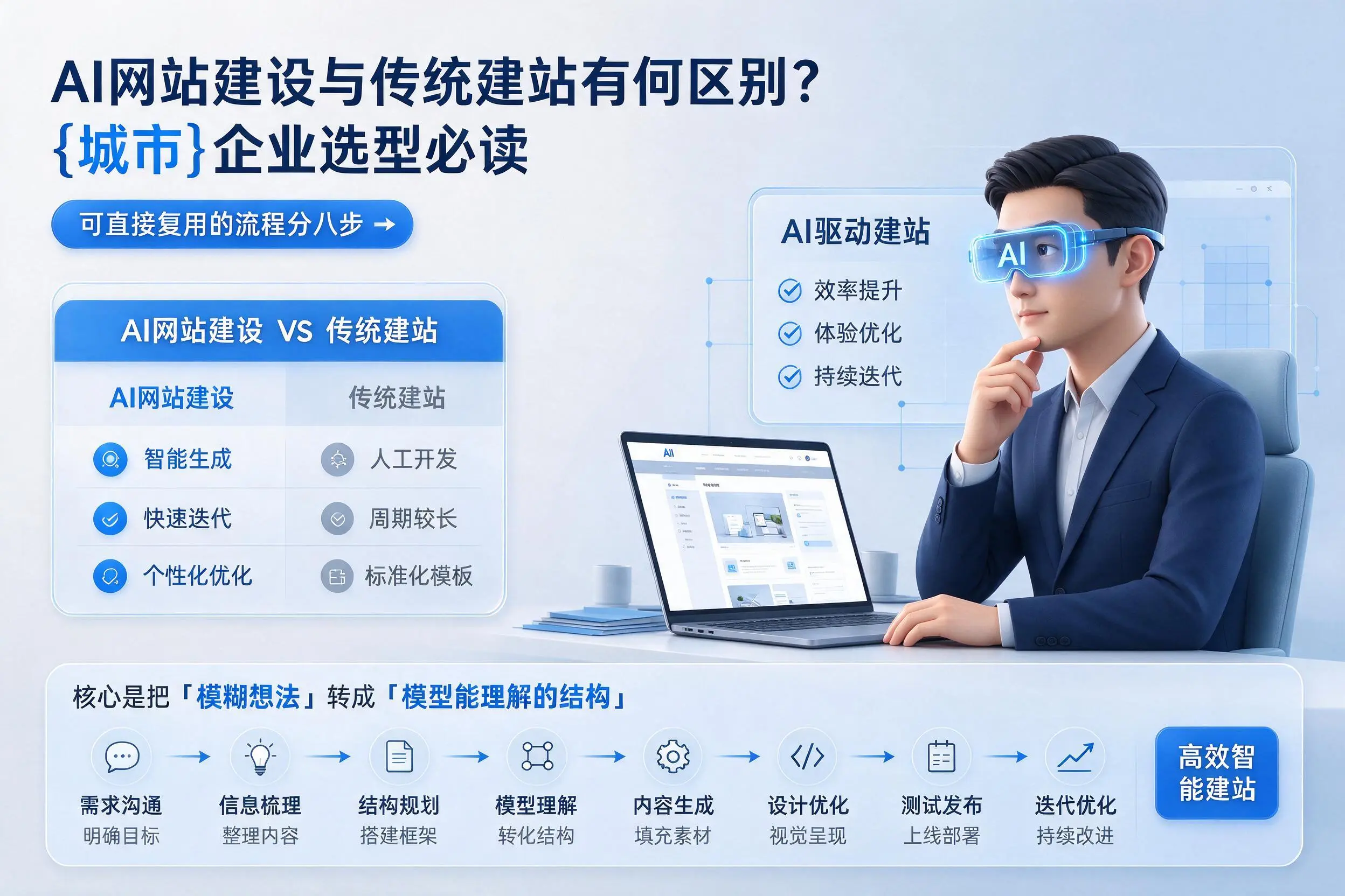AI网站建设与传统建站有何区别？德阳企业选型必读