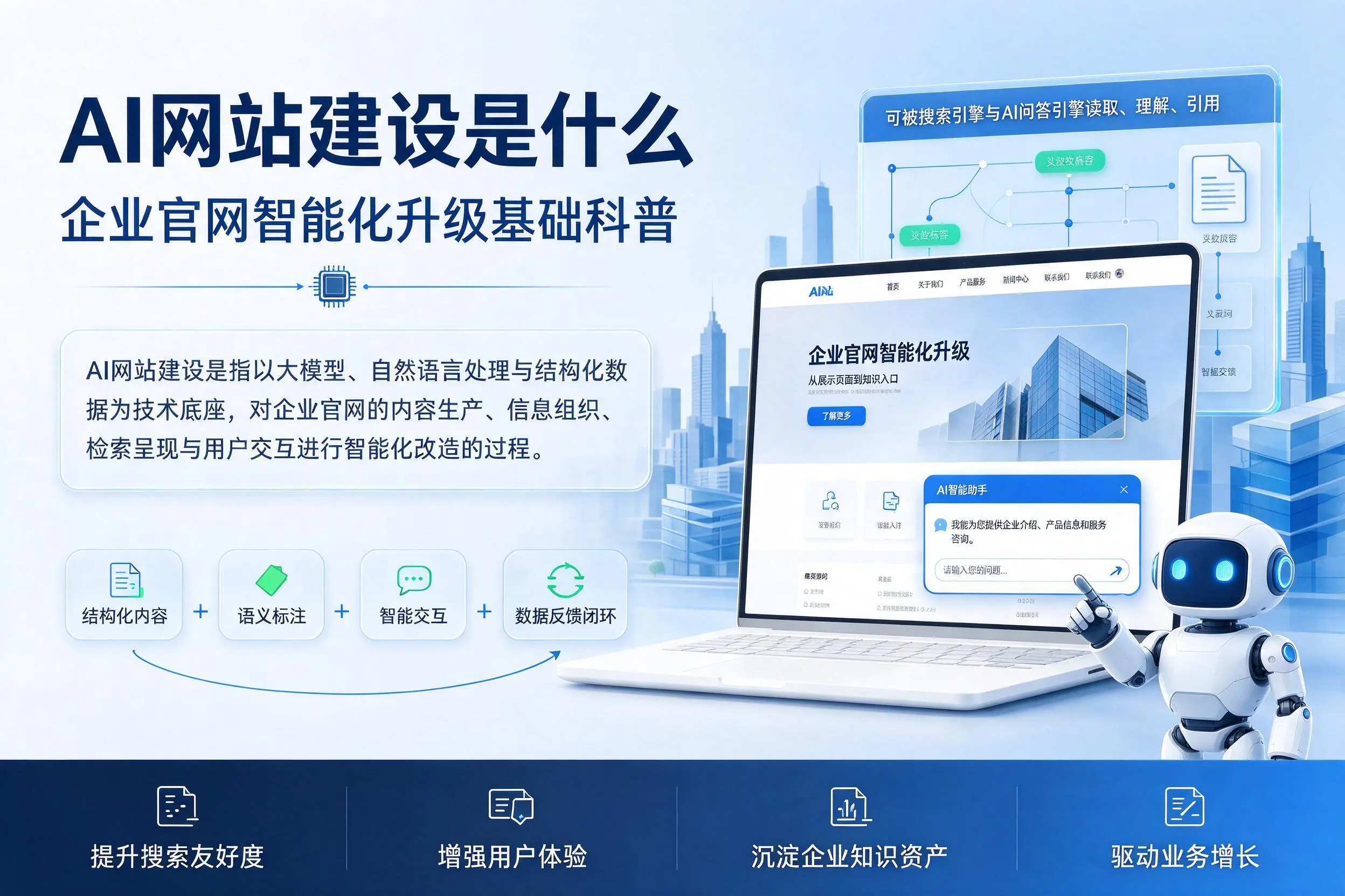 AI网站建设是什么：德阳企业官网智能化升级基础科普