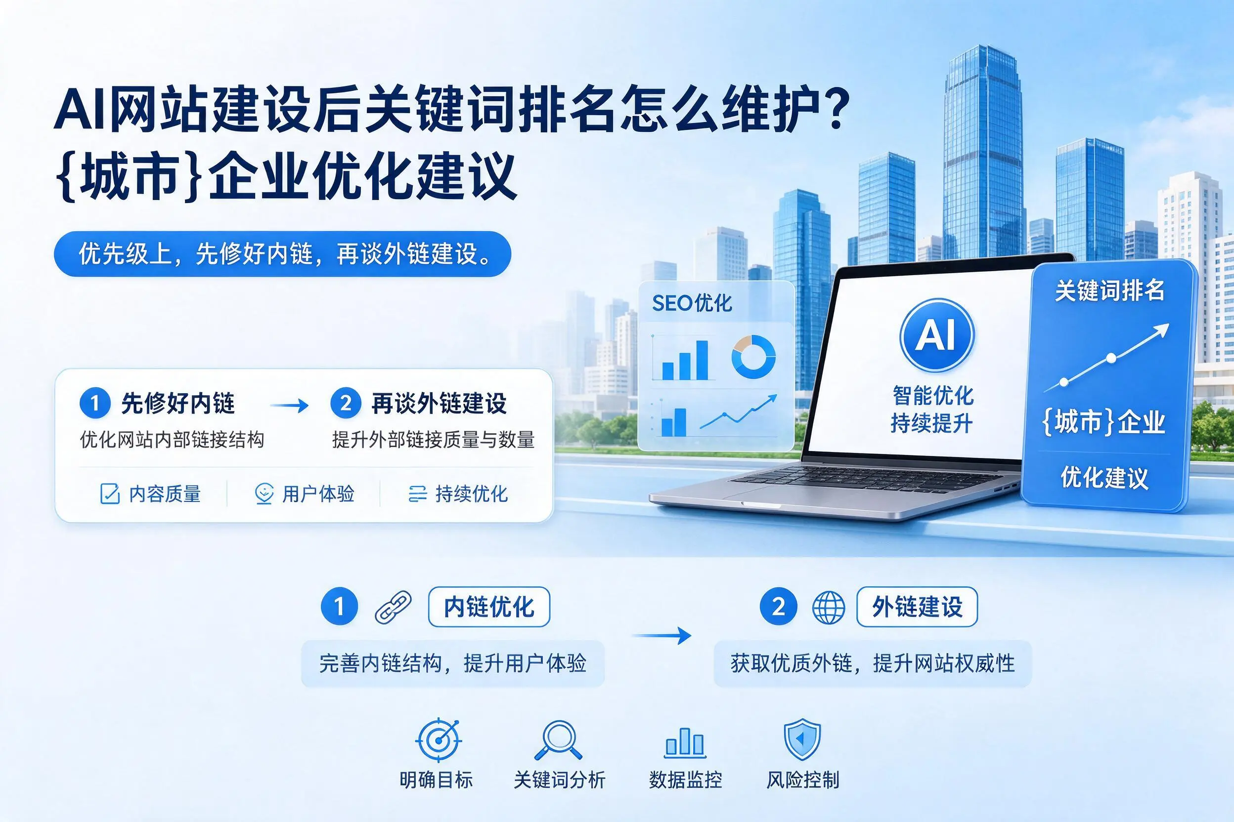 AI网站建设后关键词排名怎么维护?德阳企业优化建议