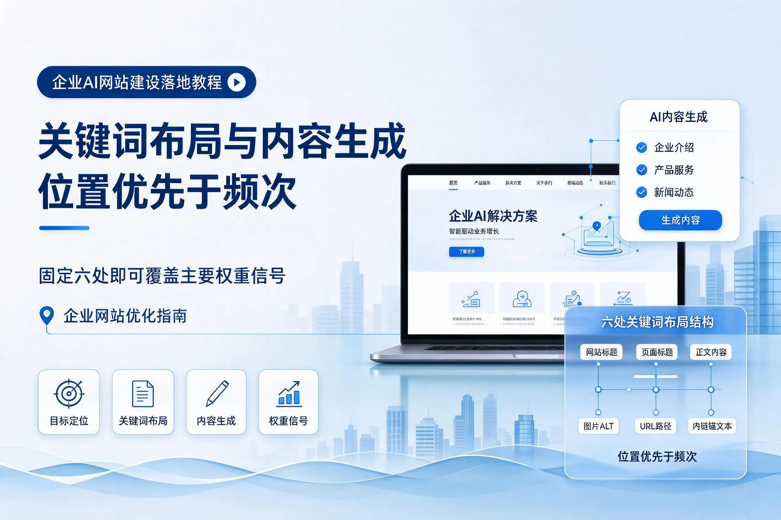 德阳企业AI网站建设落地教程:关键词布局与内容生成