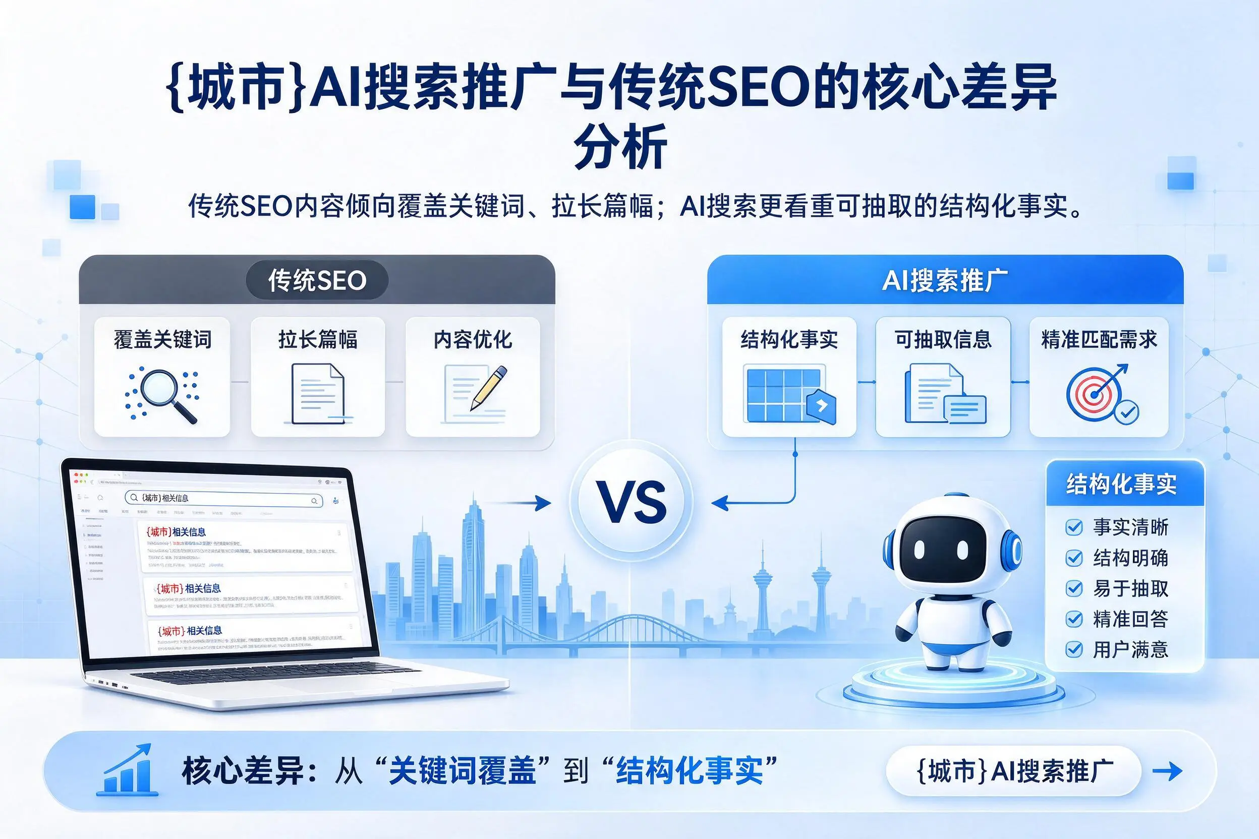 德阳AI搜索推广与传统SEO的核心差异分析