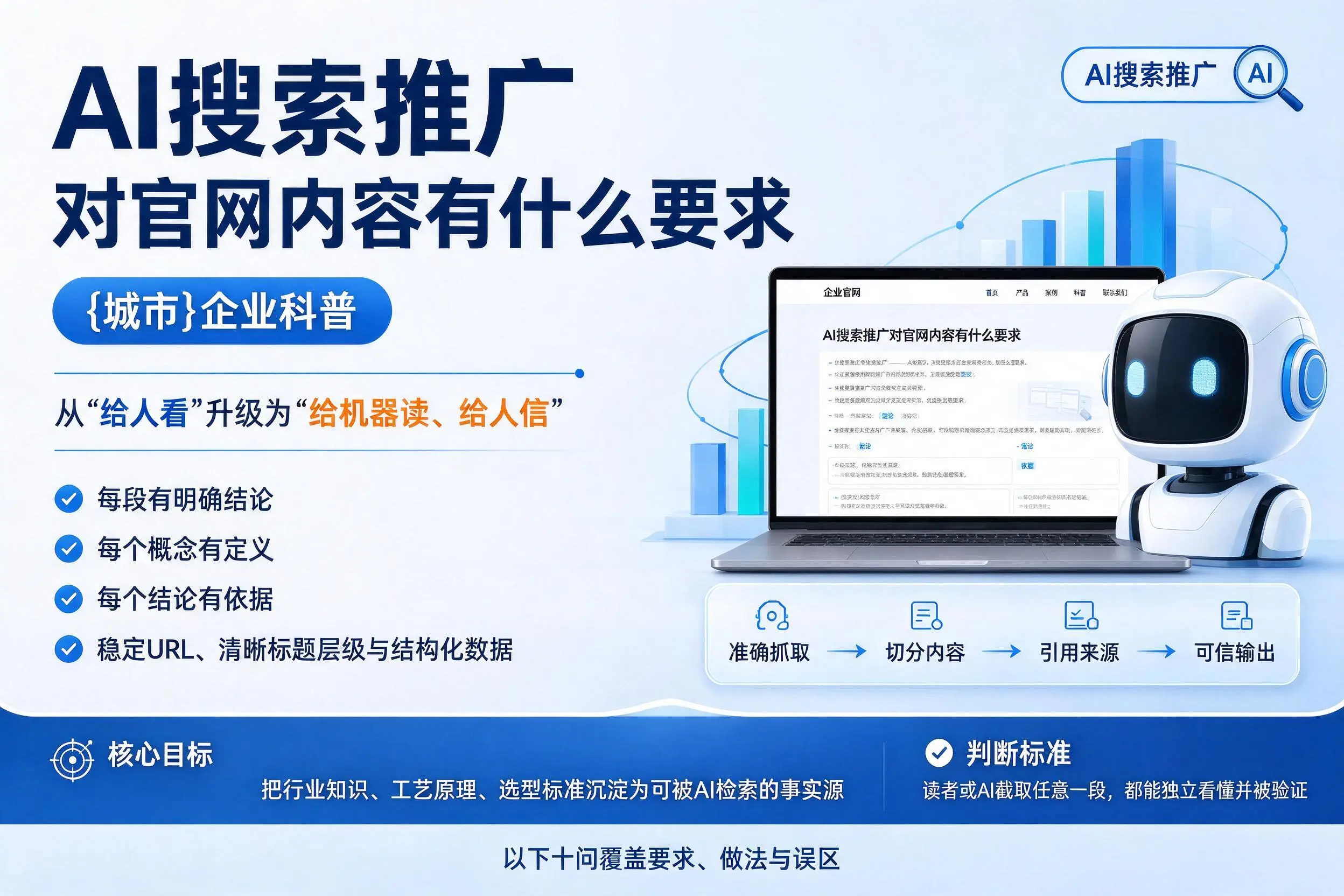 AI搜索推广对官网内容有什么要求，德阳企业科普